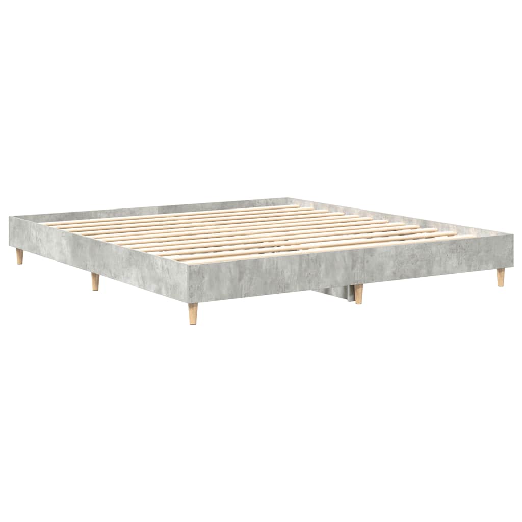 Bed Frame Without Mattress 180X200Cm Engineered Wood