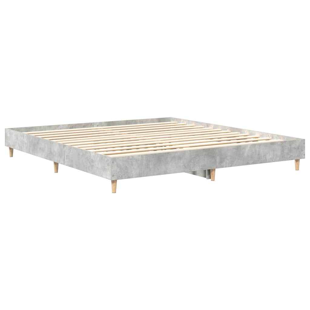 Bed Frame Without Mattress 180X200Cm Engineered Wood