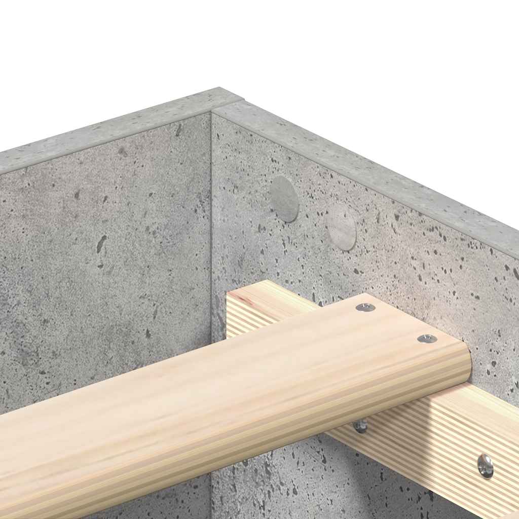 Bed Frame Without Mattress 180X200Cm Engineered Wood