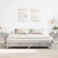 Bed Frame Without Mattress 180X200Cm Engineered Wood