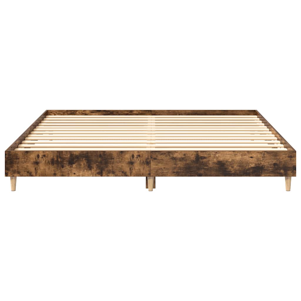 Bed Frame Engineered Wood Plywood Double