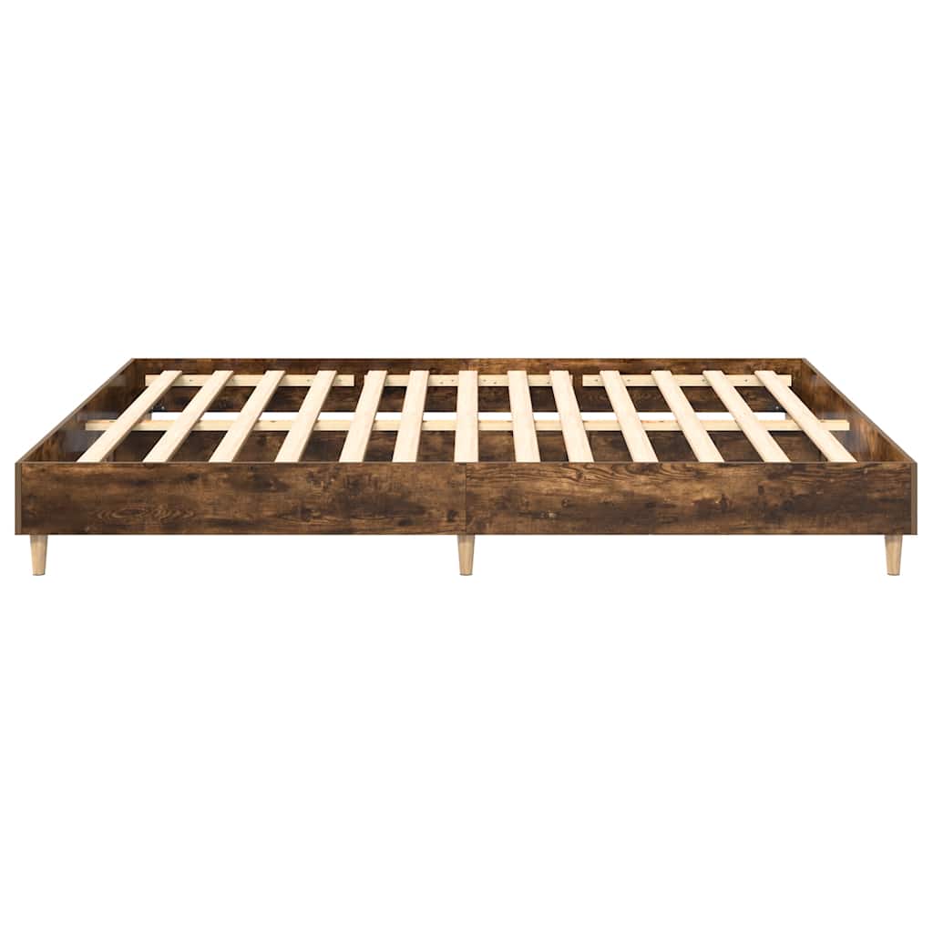 Bed Frame Engineered Wood Plywood Double
