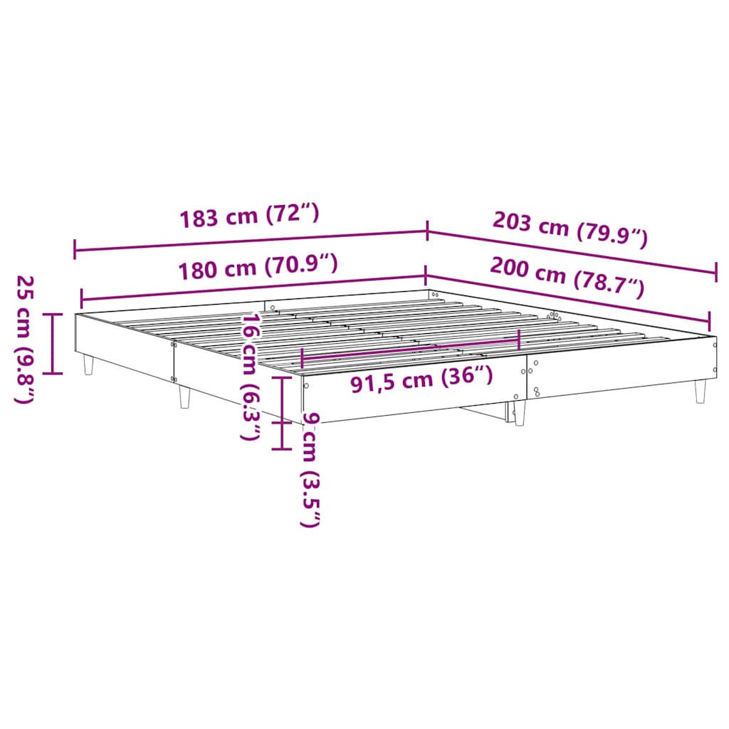 Bed Frame | | Engineered Wood, Plywood | Double | Bed Frame