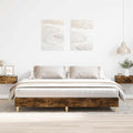Bed Frame Engineered Wood Plywood Double