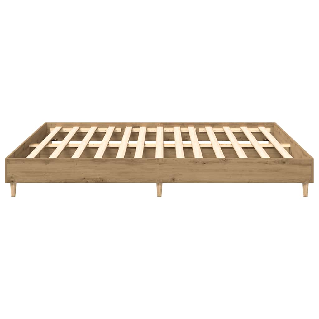 Bed Frame | Artisan Oak | Engineered Wood, Solid Pine Wood, Plywood