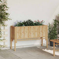 Raised Bed Brown 90 X 35 X 70 Cm Bamboo