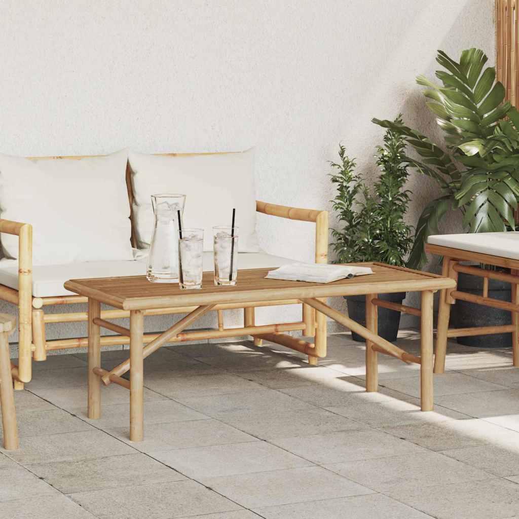 Coffee Table Brown Bamboo