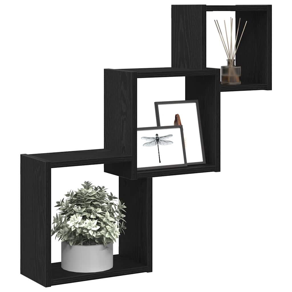 Wall Cube Shelves 68X15X68 Cm Engineered Wood