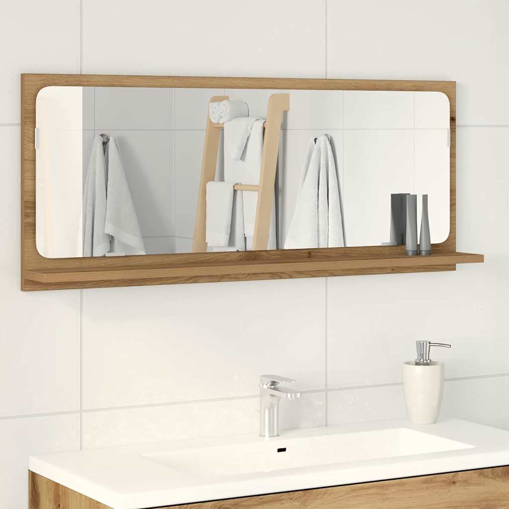 Bathroom Mirror Engineered Wood