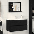 Bathroom Mirror 60X10.5X45 Cm Engineered Wood