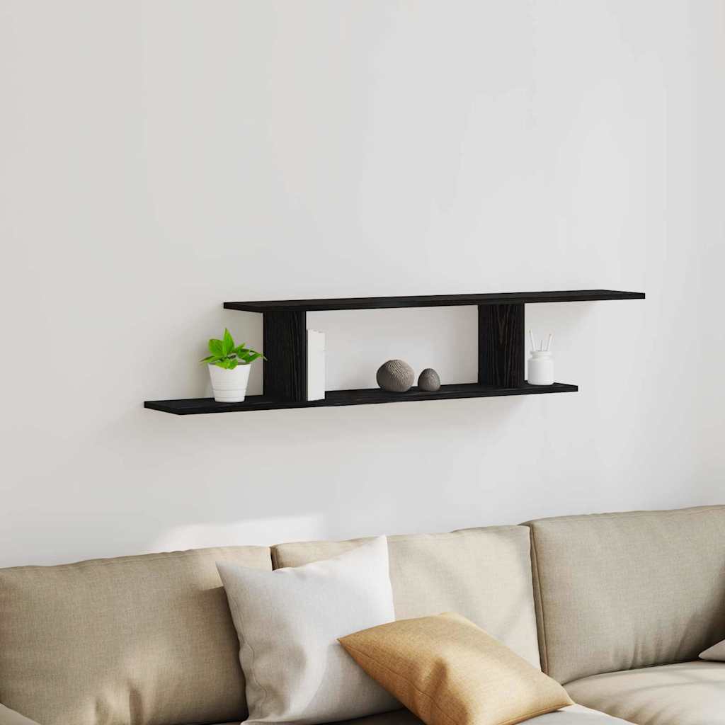 Wall-Mounted Tv Shelf 125X18X23 Cm Engineered Wood