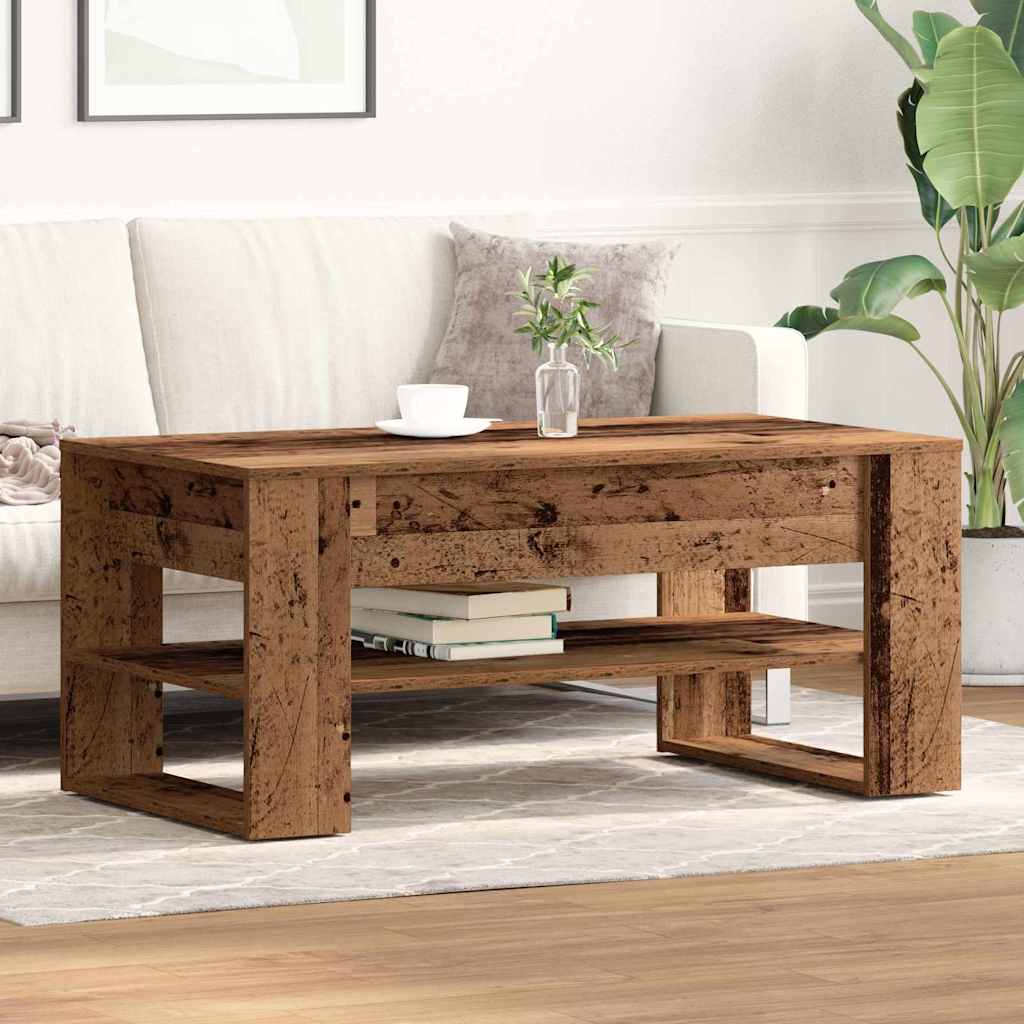 Coffee Table 102X55X45 Cm Engineered Wood