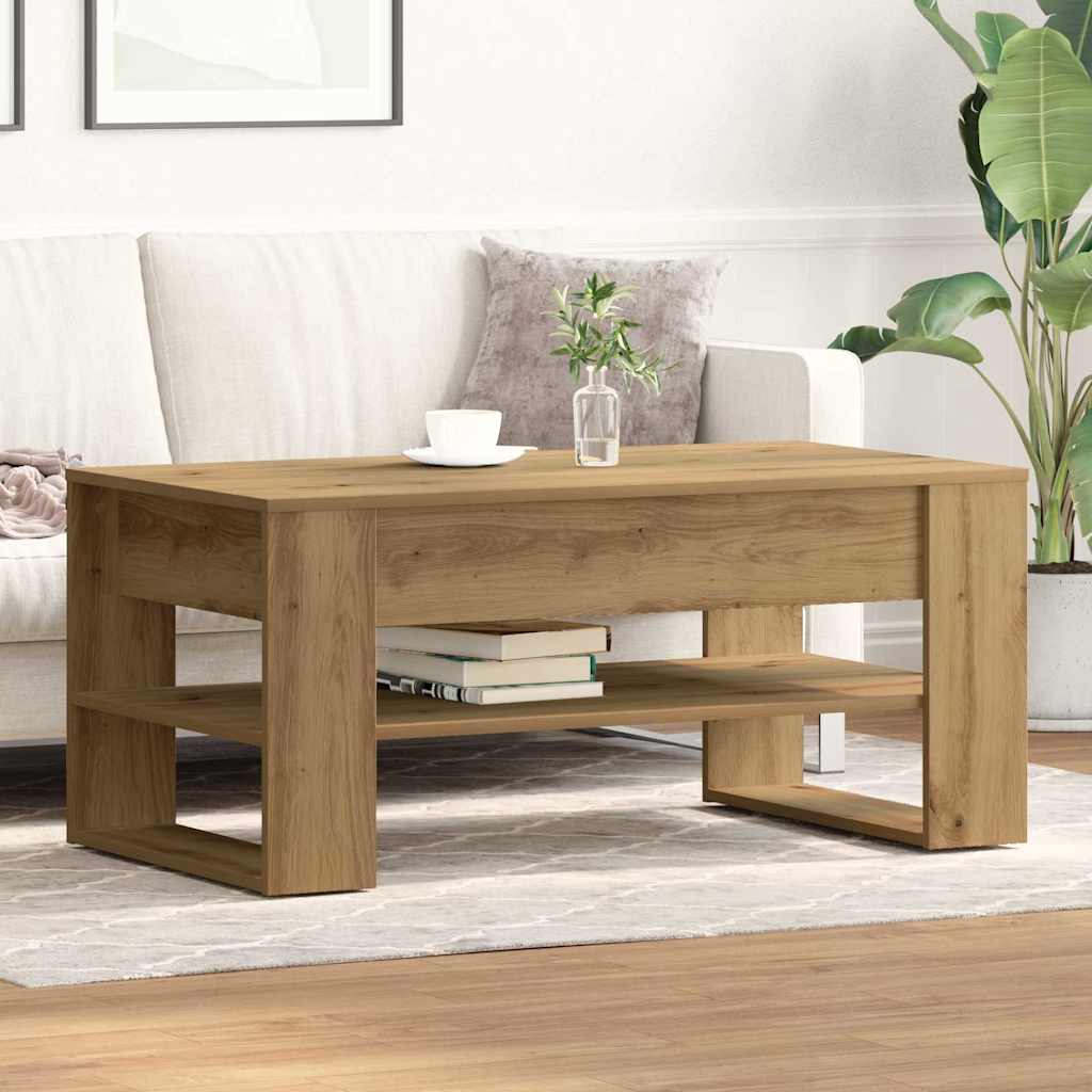 Coffee Table 102X55X45 Cm Engineered Wood
