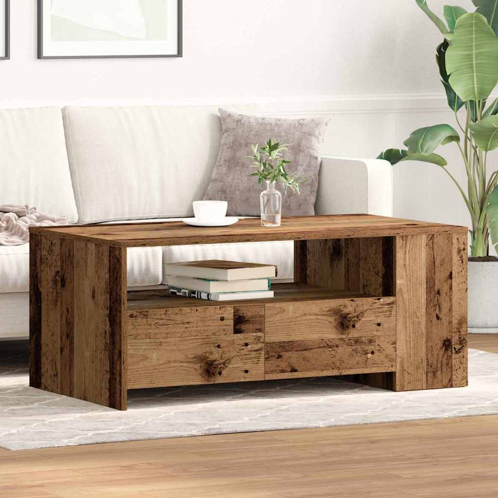 Coffee Table 102X55X42 Cm Engineered Wood