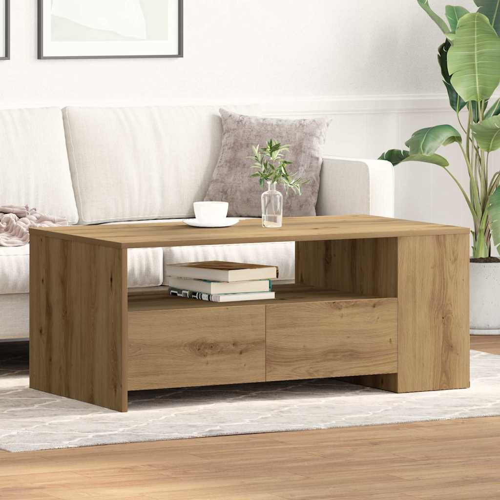 Coffee Table 102X55X42 Cm Engineered Wood