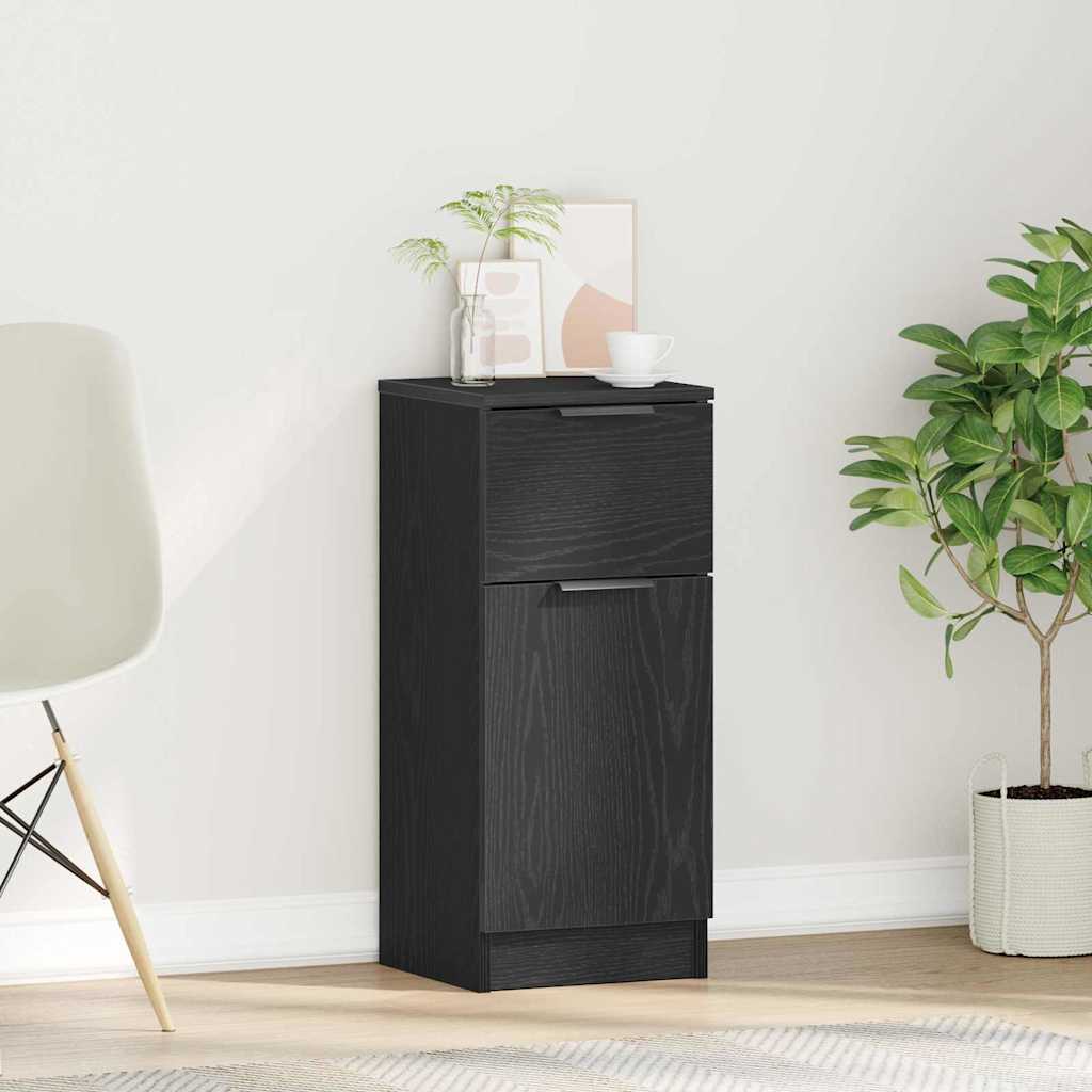 Sideboard With Drawer 30 X 30 X 70 Cm Engineered Wood