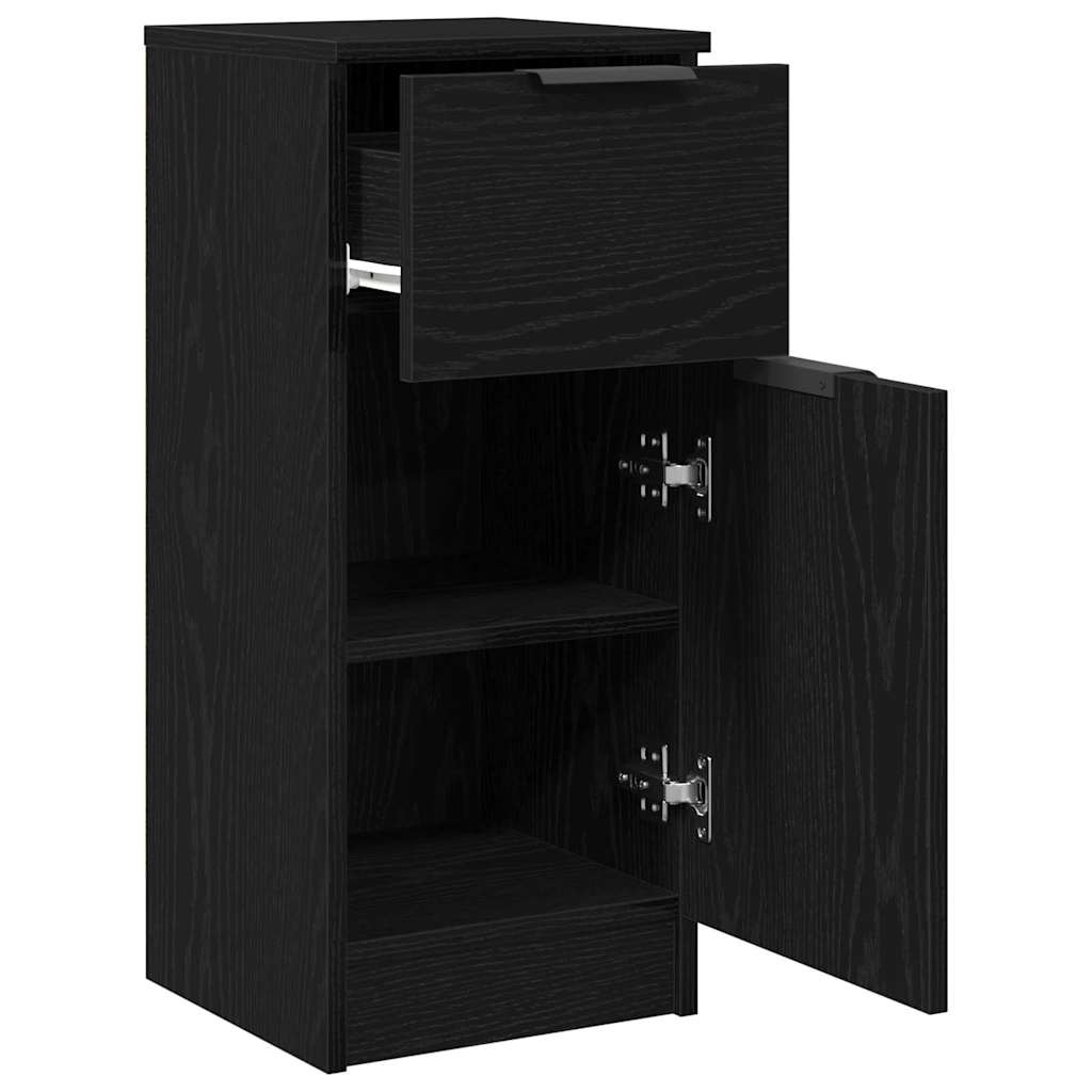 Sideboard With Drawer 30 X 30 X 70 Cm Engineered Wood