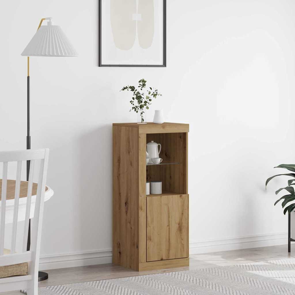 Sideboard With Led Lights 41X37X100 Cm