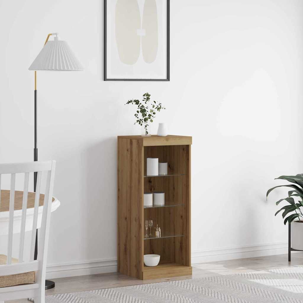 Sideboard With Led Lights 41X37X100 Cm