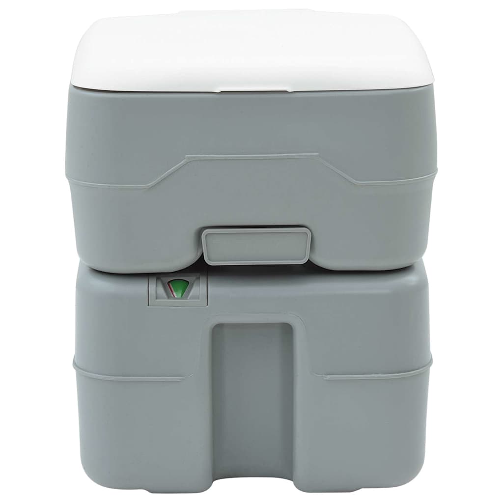 Camping Toilet Grey 41.5 X 36.5 X 42 Cm
