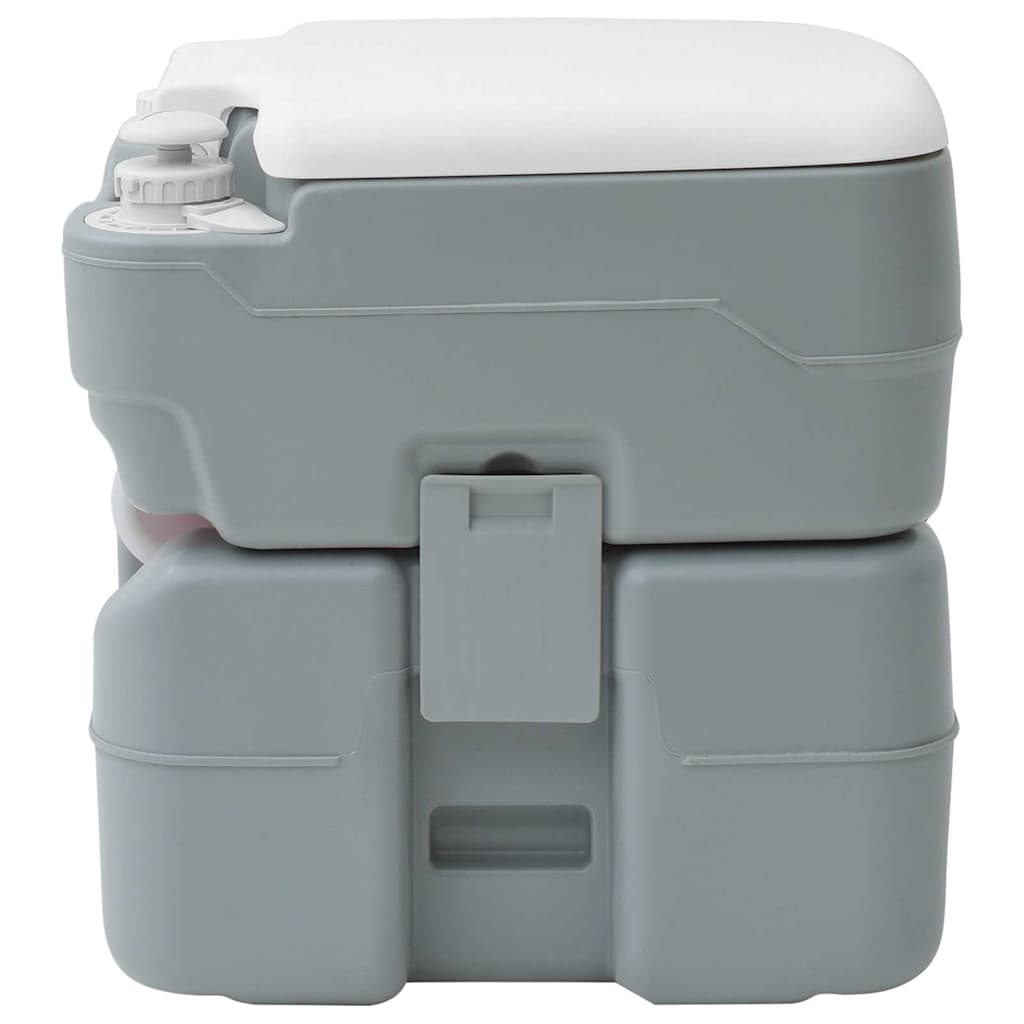 Camping Toilet Grey 41.5 X 36.5 X 42 Cm