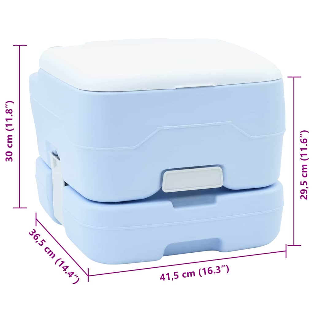 Camping Toilet Manual 41.5 X 36.5 X 30 Cm