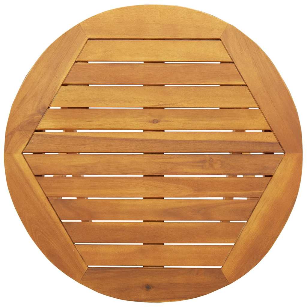 Garden Dining Set 3 Pcs Oil Solid Acacia Wood
