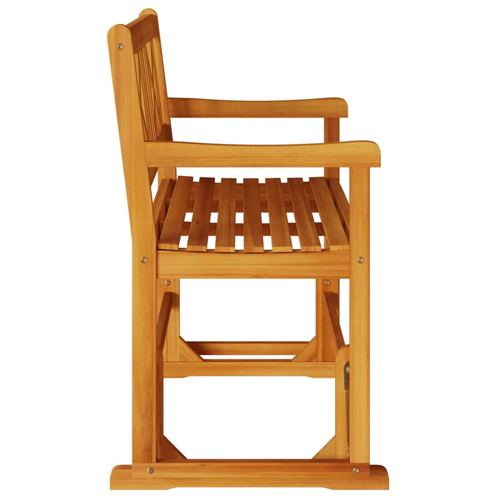 Outdoor Bench 110Cm Acacia Garden Swing Hanging Patio Seat Wooden Furniture X-Cr