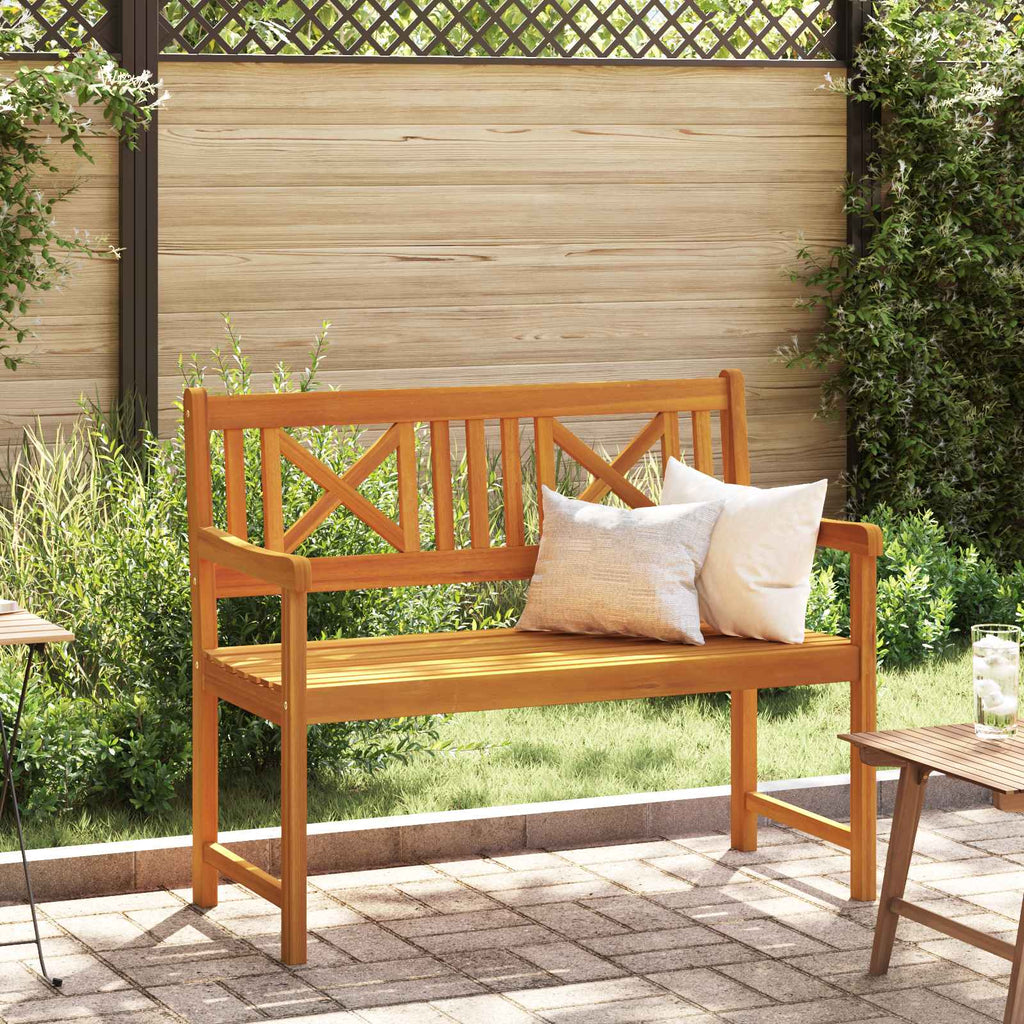 Garden Bench 219 Cm Solid Acacia Wood