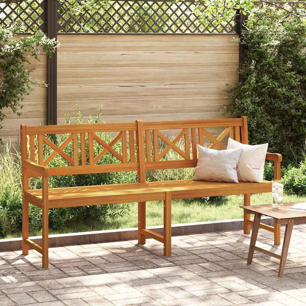Garden Bench 219 Cm Solid Acacia Wood