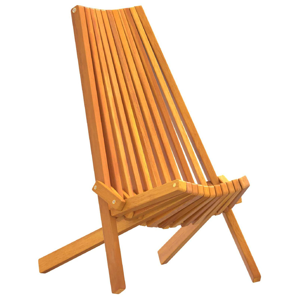 Outdoor Chair Garden Chairs Set of 2 Solid Acacia Wood Patio Dining Brown 69 cm