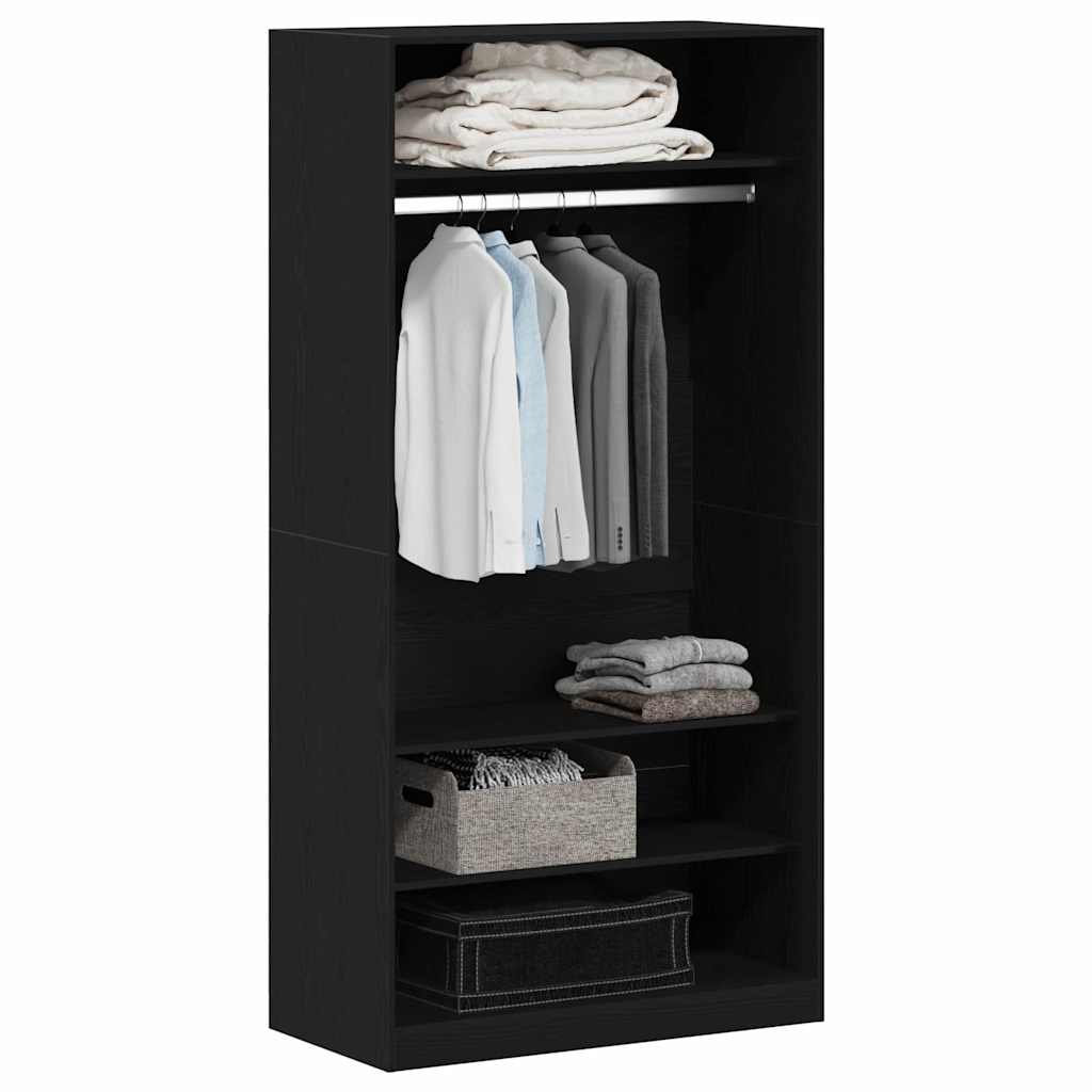 Wardrobe With Shelf Engineered Wood