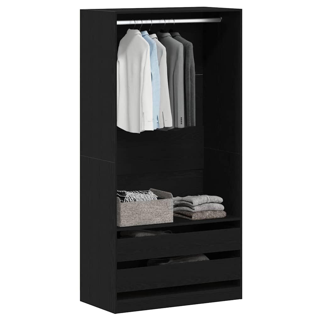 Wardrobe With Shelf Engineered Wood
