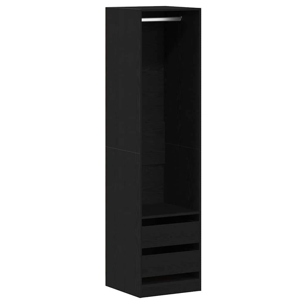 Wardrobe With Drawer Engineered Wood