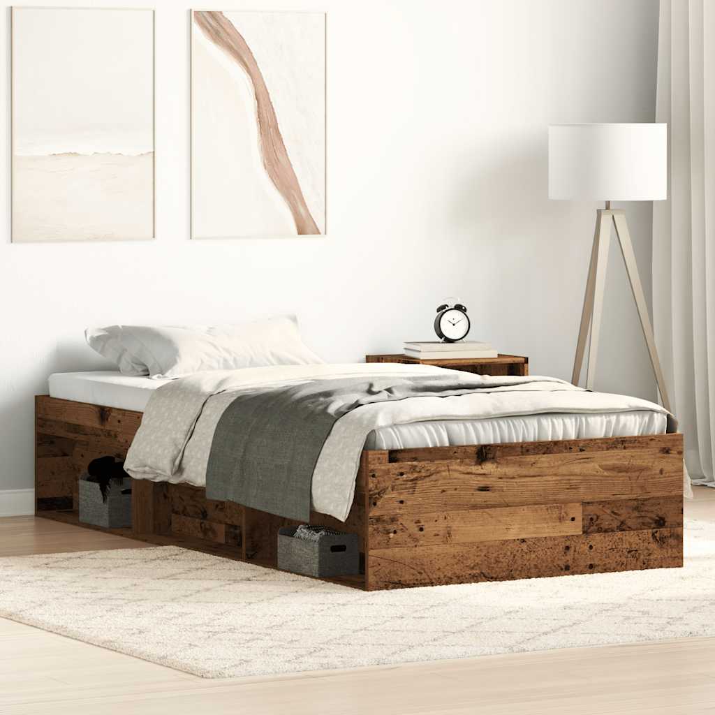 Bed Frame Without Mattress Engineered Wood