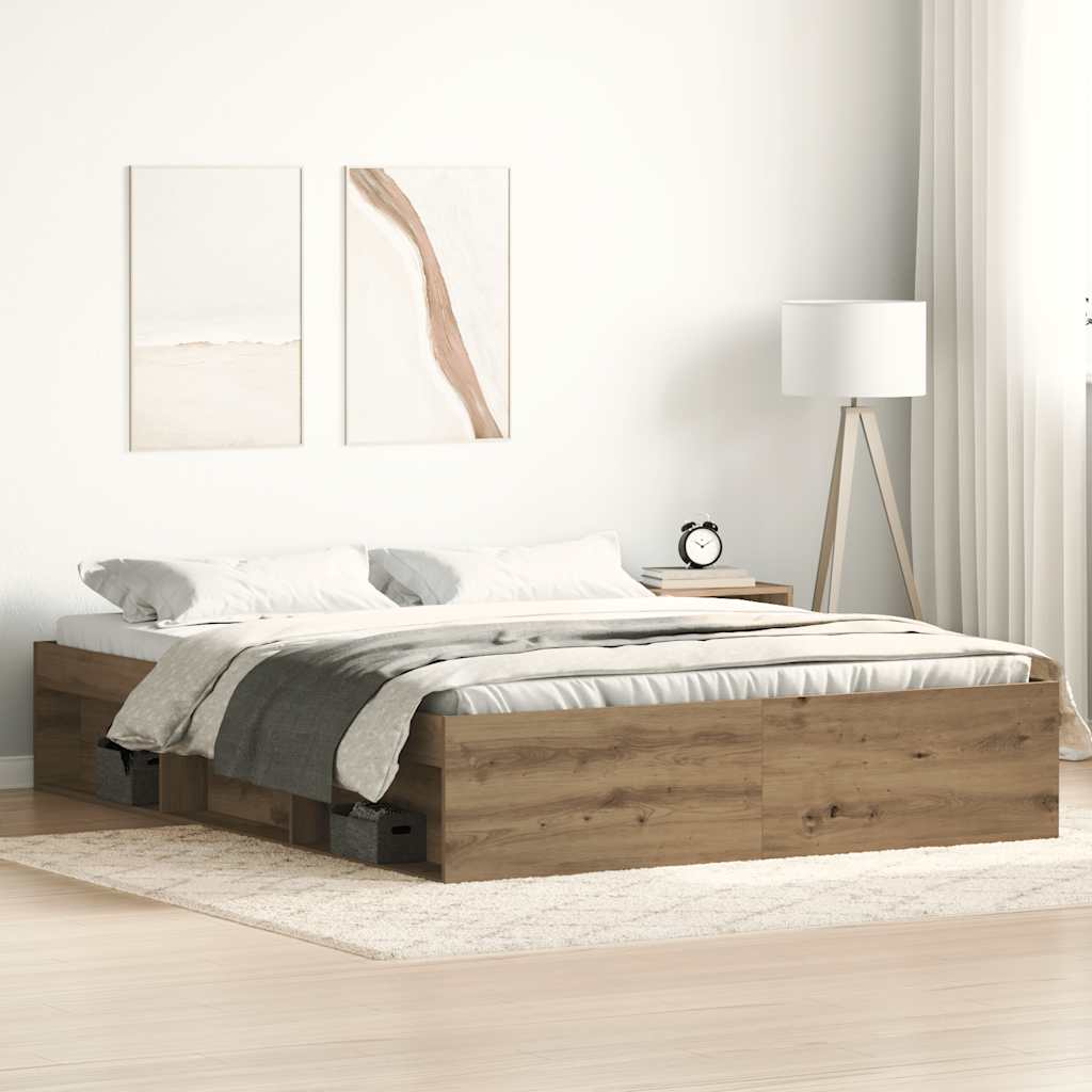 Bed Frame Without Mattress Engineered Wood