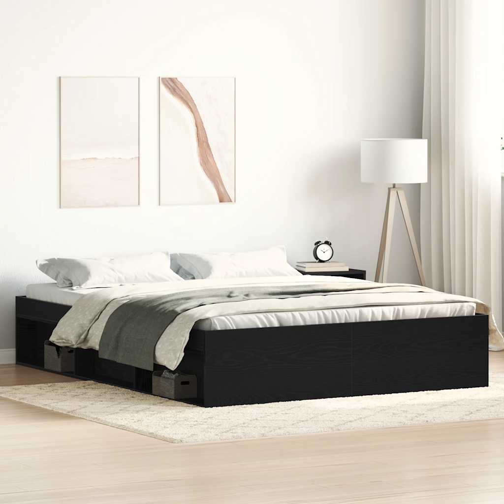 Bed Frame Without Mattress Engineered Wood