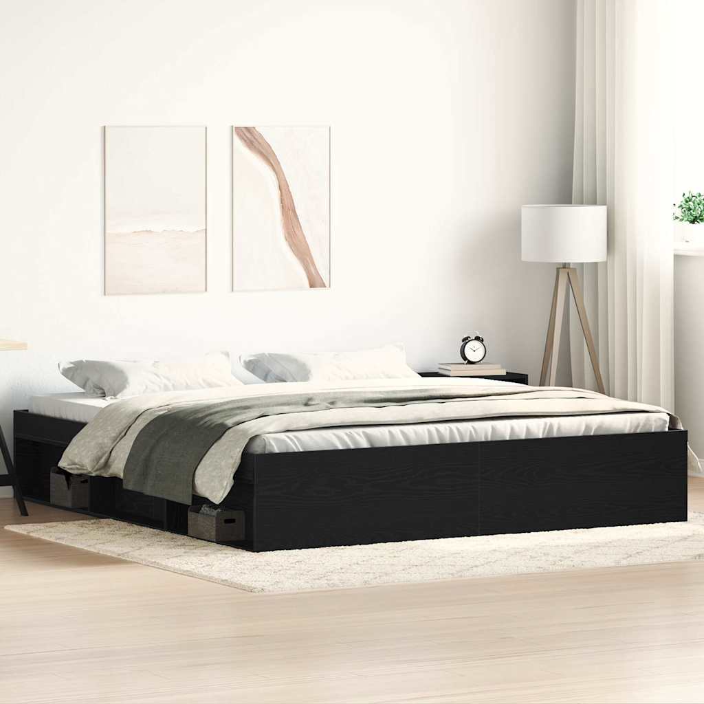 Bed Frame Without Mattress Engineered Wood