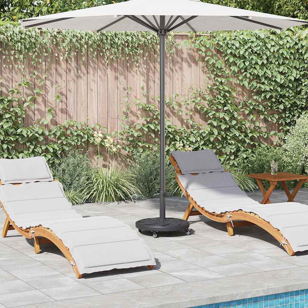 Parasol Base With Wheels For Ø38 / 48 Mm Poles Round