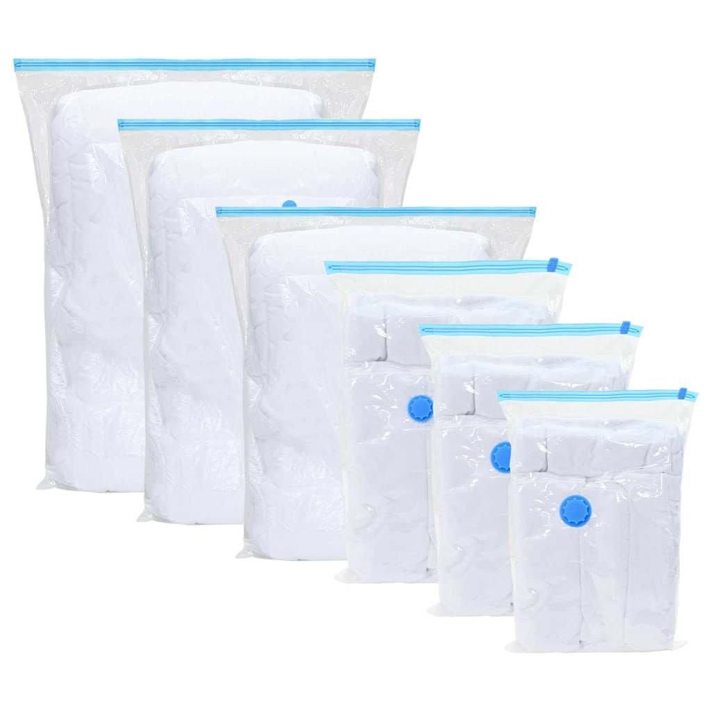 Vacuum Travel Storage Bags Clothing Bags 2 Sizes 10 Pcs