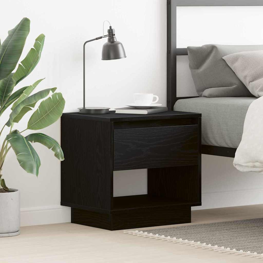 Bedside Cabinet 45X34X44 Cm Engineered Wood