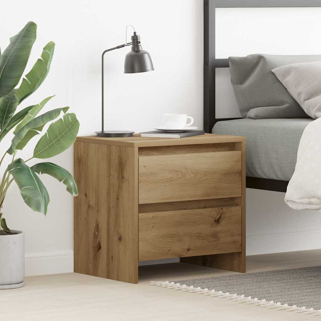 Bedside Cabinet 45X34.5X44.5 Cm Engineered Wood