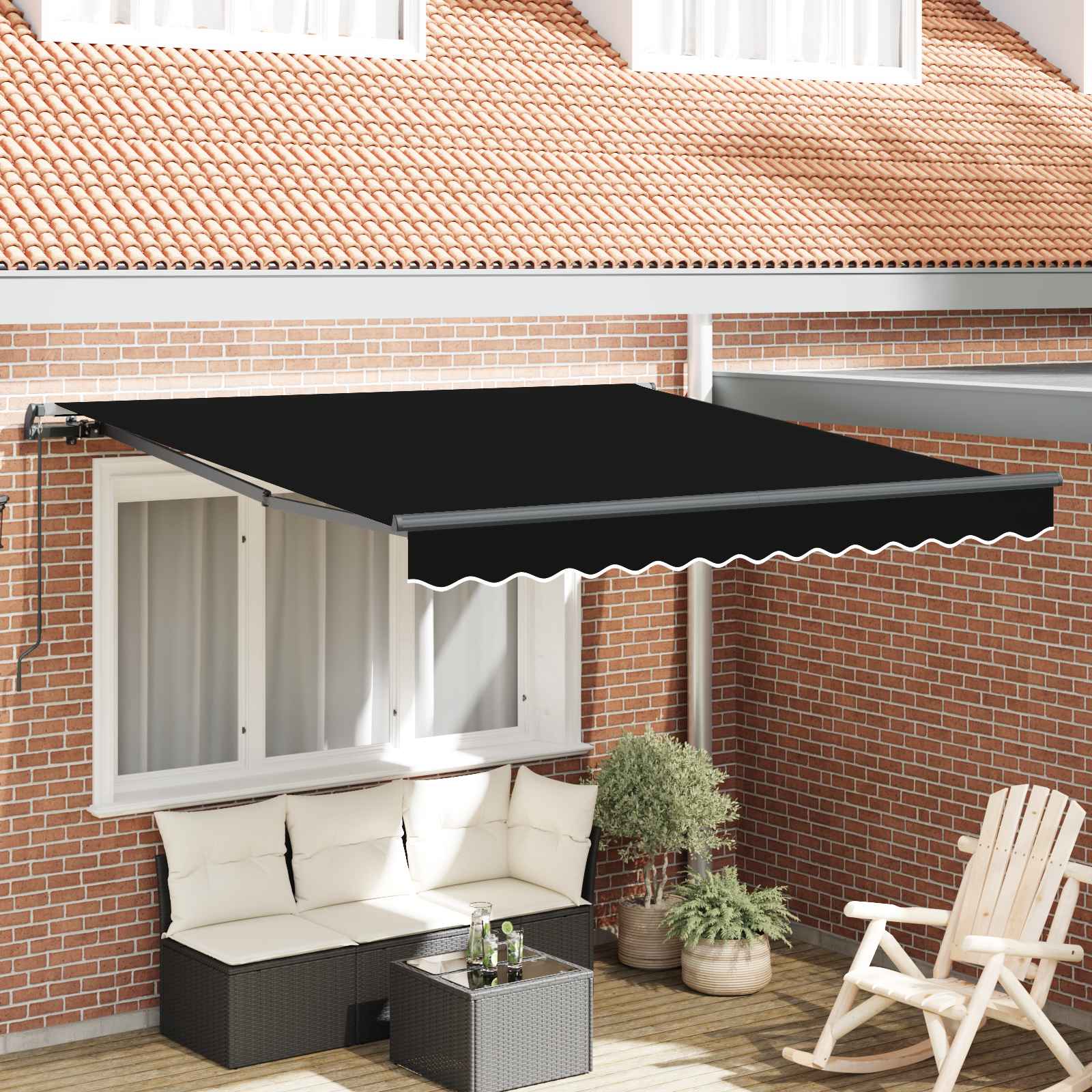 Manual Retractable Awning