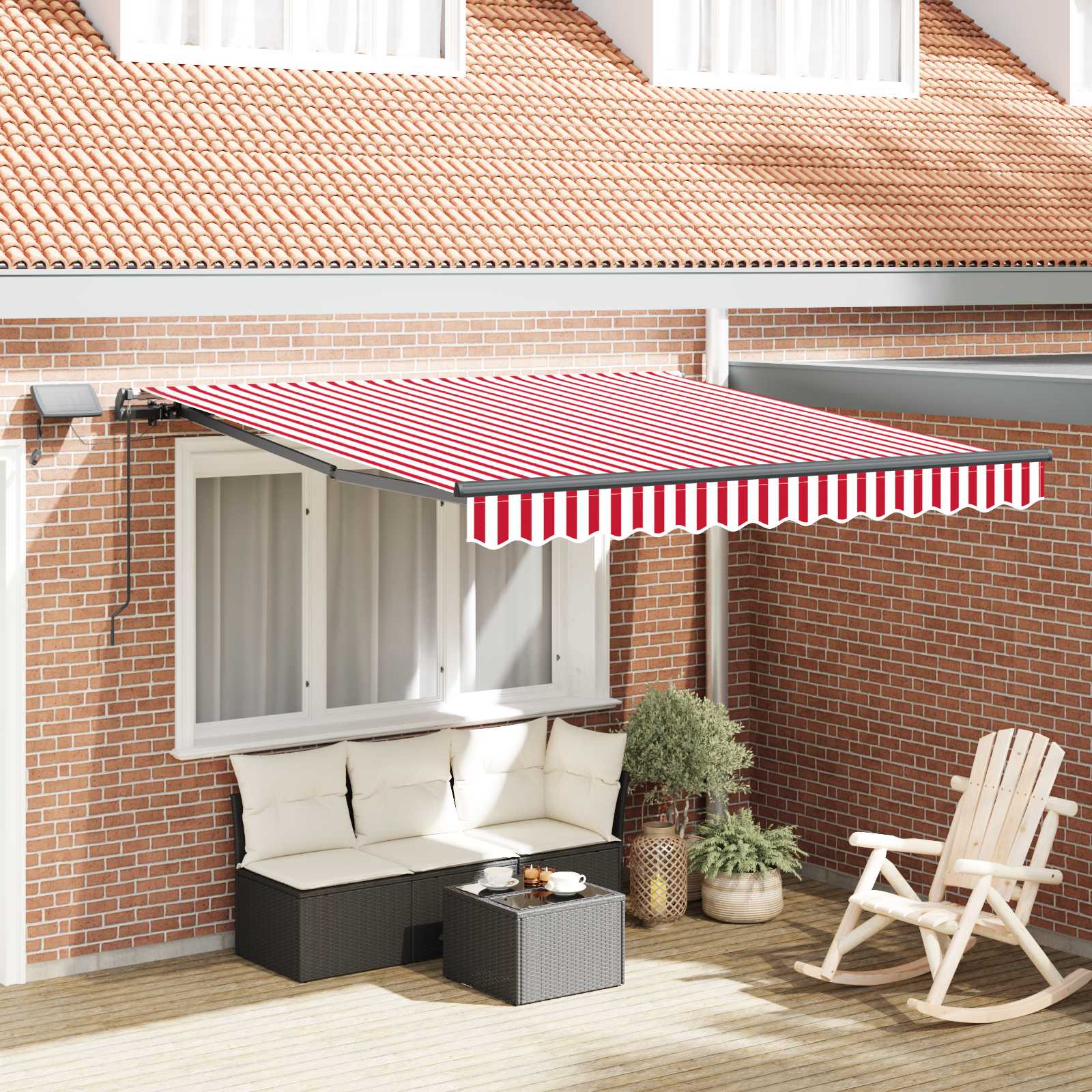 Retractable Awning Fabric And Aluminium