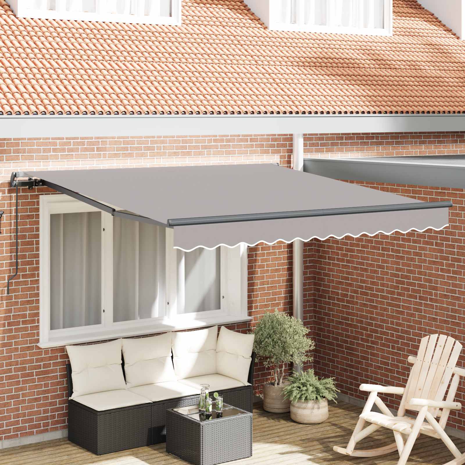 Manual Retractable Awning