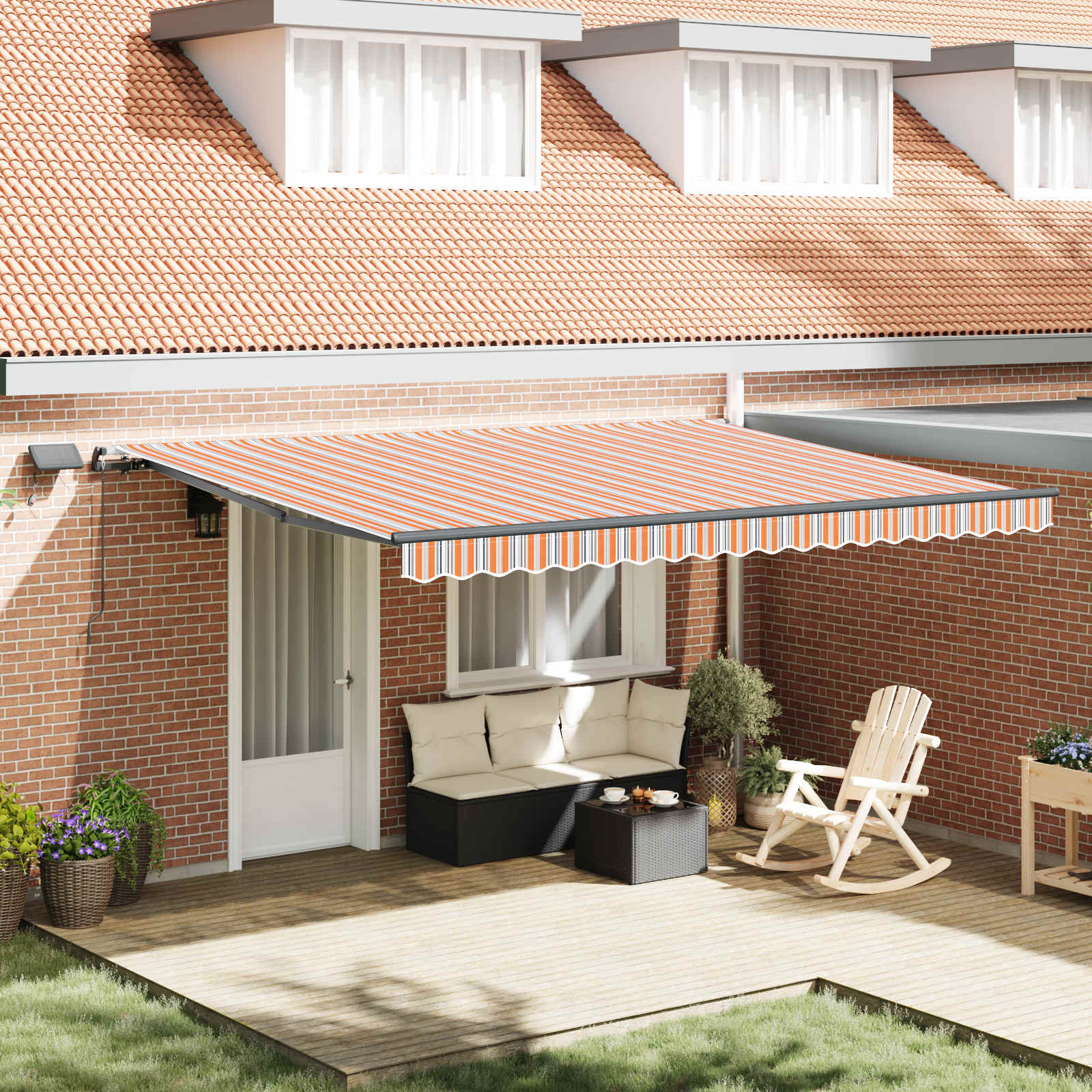 Retractable Awning Fabric And Aluminium