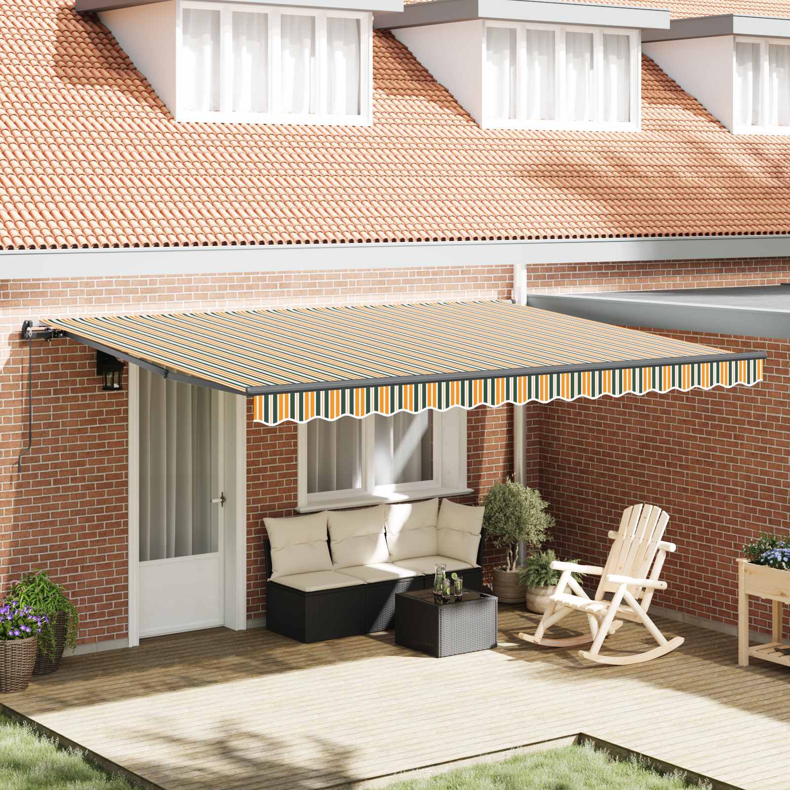 Manual Retractable Awning