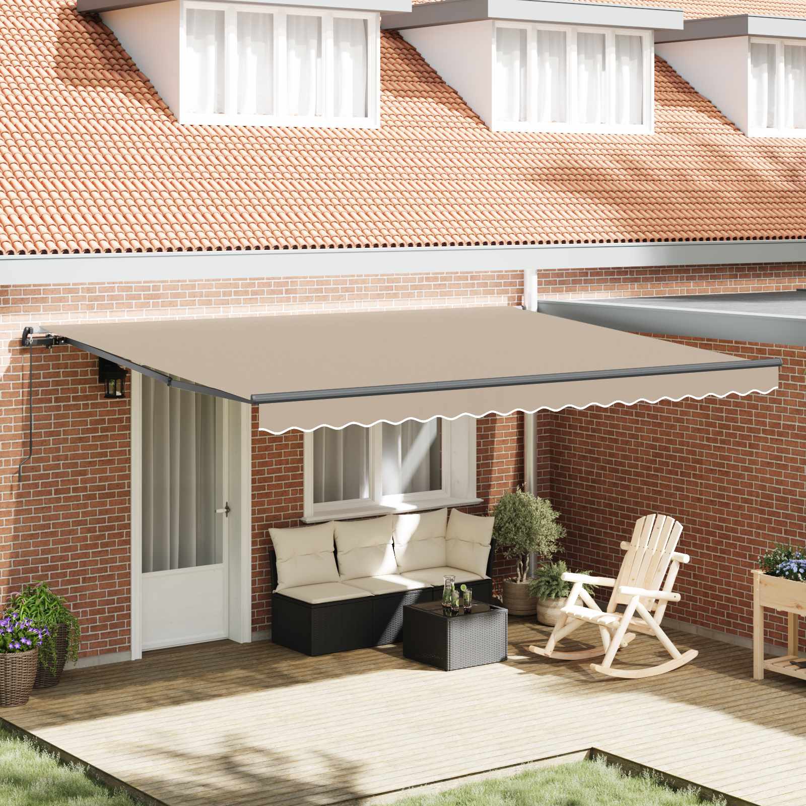 Manual Retractable Awning