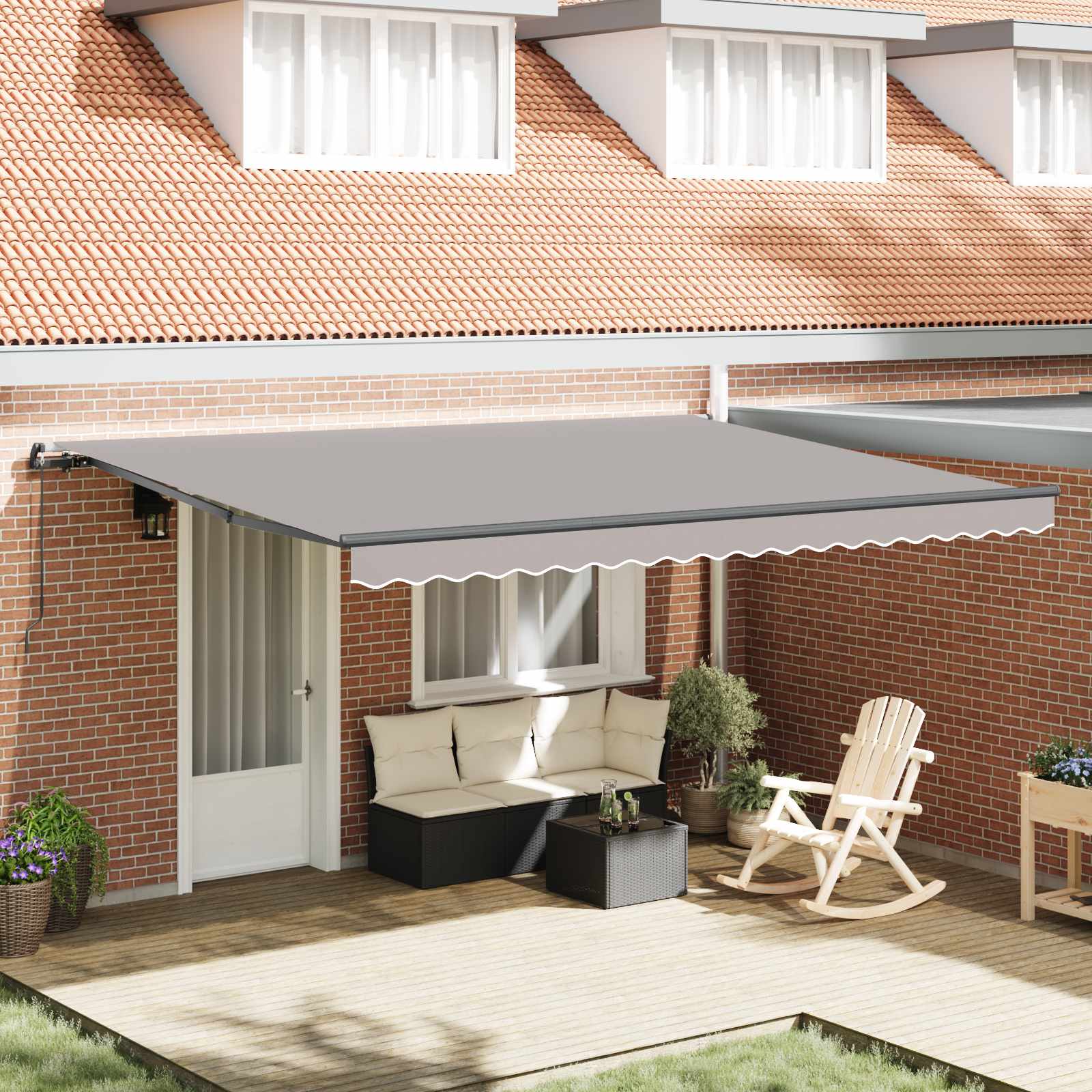 Manual Retractable Awning