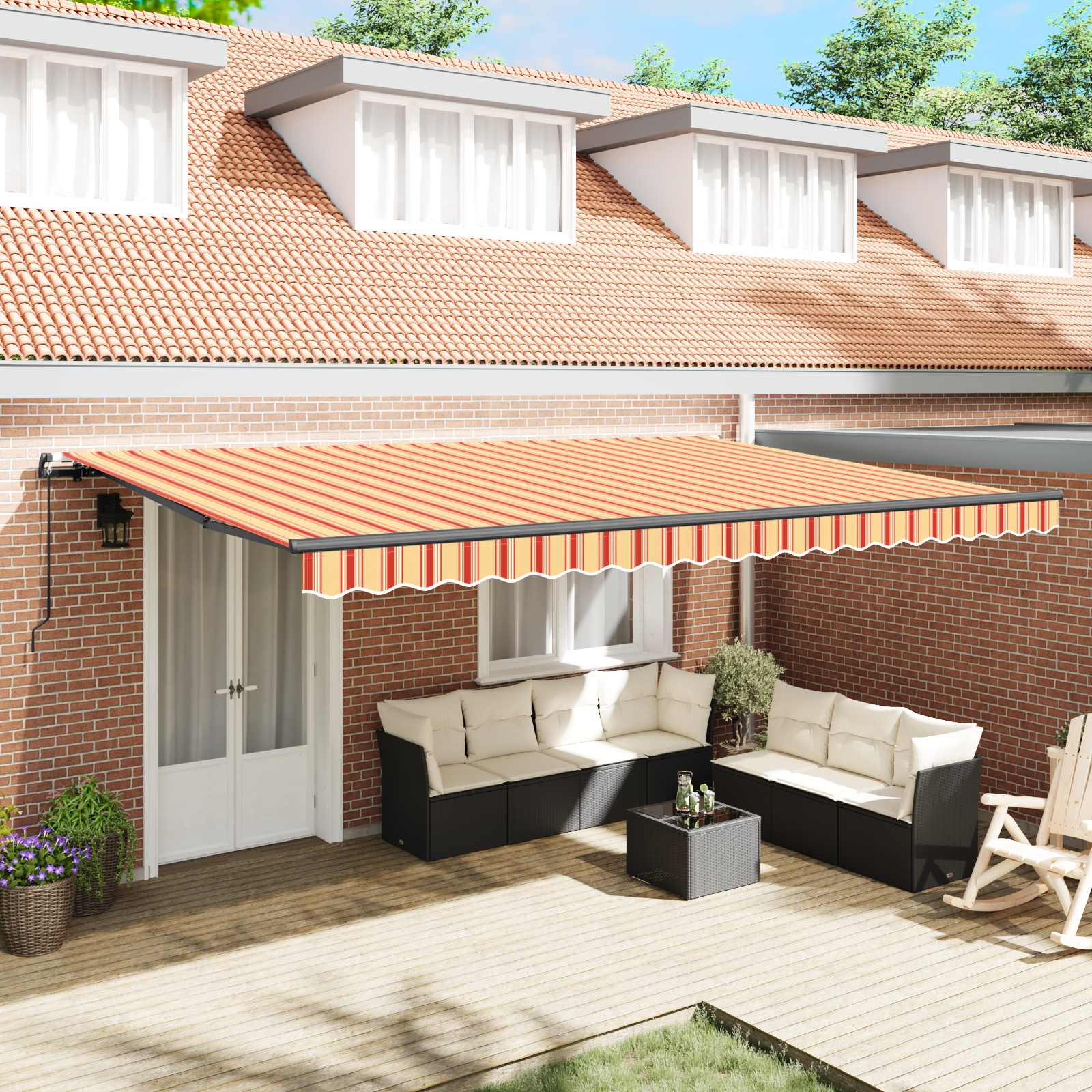 Manual Retractable Awning